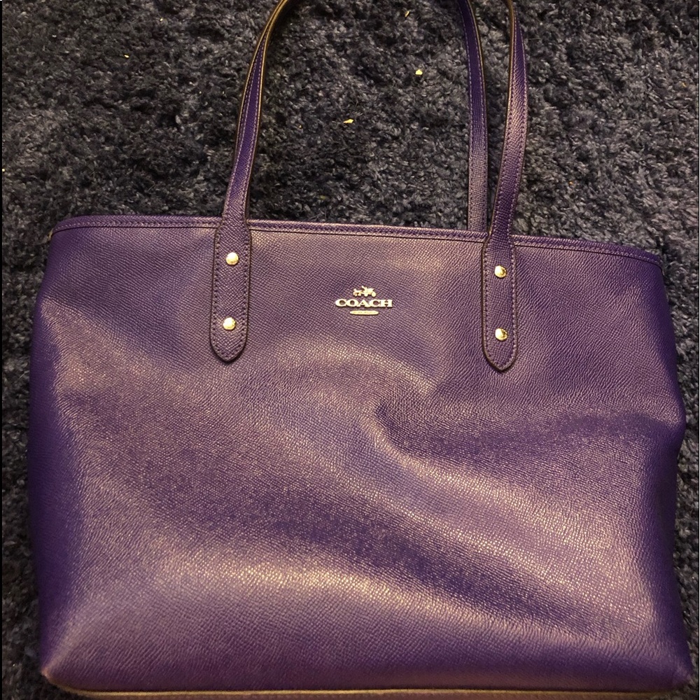 Three Piece Purple Coach Set